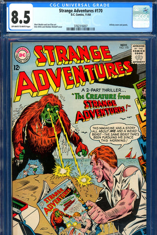 Strange Adventures #170 CGC graded 8.5 infinity cover - SOLD!