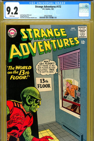 Strange Adventures #172 CGC graded 9.2  white pages