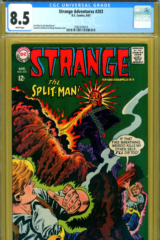 Strange Adventures #203 CGC graded 8.5 Infantino cover