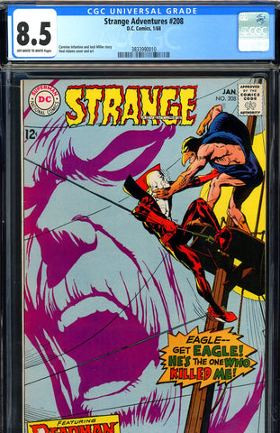 Strange Adventures #208 CGC graded 8.5 Neal Adams c/a - SOLD!