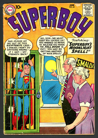 Superboy #065   VERY GOOD   1958