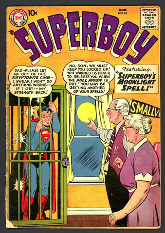 Superboy #065  G/VERY GOOD   1958