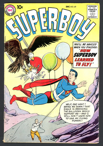 Superboy #069  VG/FINE   1958