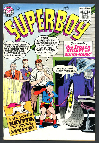Superboy #071   FINE-   1959