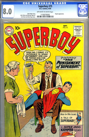 Superboy #075   CGC graded 8.0 - SOLD