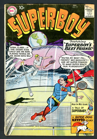 Superboy #077  G/VERY GOOD   1959