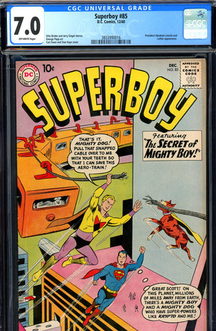 Superboy #085 CGC graded 7.0 Swan/Kaye cover - SOLD!