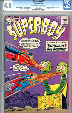 Superboy #089  CGC graded 4.0 - SOLD!