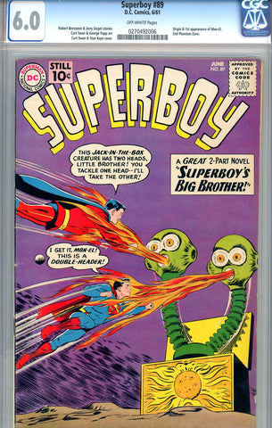 Superboy #089  CGC graded 6.0 - SOLD!