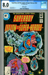 Superboy and the Legion of Super-Heroes #254 CGC graded 8.0 VARIANT