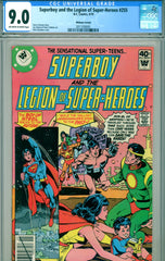 Superboy and the Legion of Super-Heroes #255 CGC graded 9.0 VARIANT