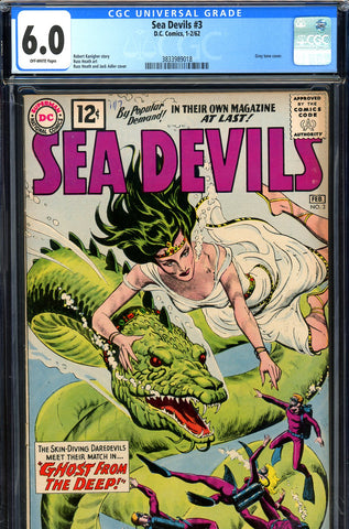Sea Devils #03 CGC graded 6.0 - Russ Heath cover/art - SOLD!