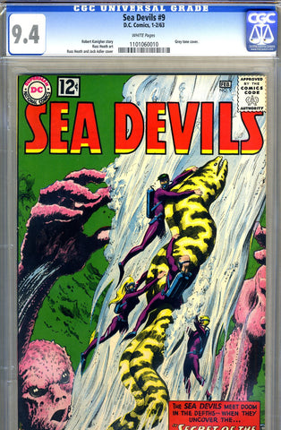 Sea Devils #09   CGC graded 9.4 - white pages - SOLD!