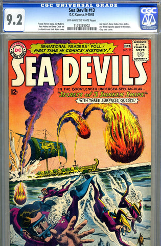 Sea Devils #13   CGC graded 9.2 - SOLD!