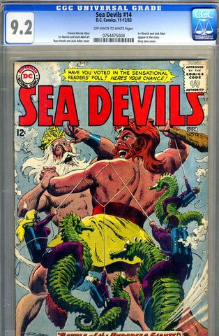 Sea Devils #14   CGC graded 9.2 - SOLD