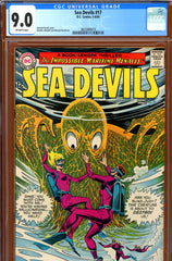 Sea Devils #17 CGC graded 9.0 - Purcell cover and art