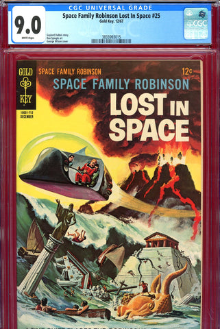 Space Family Robinson Lost in Space #25 CGC 9.0 George Wilson cover - SOLD!