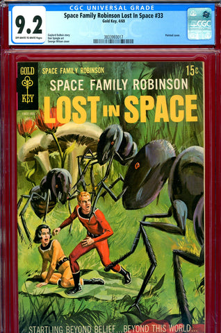 Space Family Robinson Lost in Space #33 CGC 9.2 George Wilson cover - SOLD!