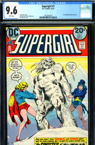 Supergirl #07 CGC graded 9.6  first Supergirl/Zatanna team-up SOLD!