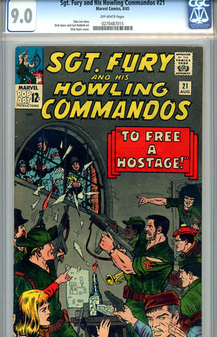 Sgt. Fury #21  CGC graded 9.0 - SOLD!
