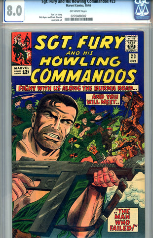 Sgt. Fury #23  CGC graded 8.0 - SOLD!
