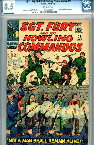 Sgt. Fury #28  CGC graded 8.5 - SOLD!
