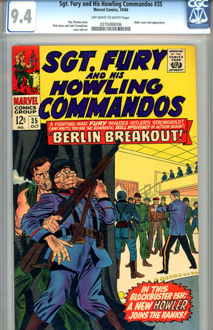 Sgt. Fury #35   CGC graded 9.4 - SOLD!