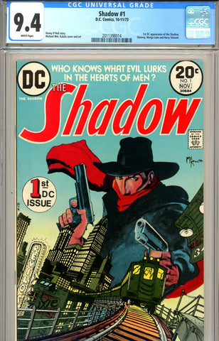 Shadow #01 CGC graded 9.4 white pages - SOLD!