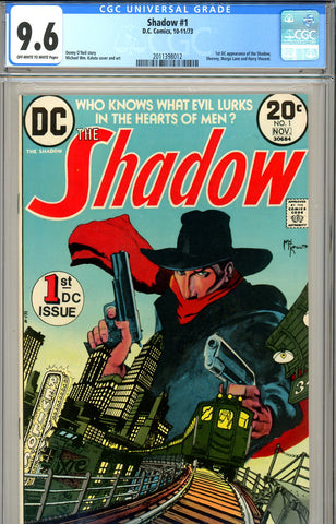 Shadow #1 CGC graded 9.6 - Kaluta c/a SOLD!