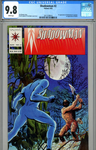 Shadowman #02 CGC graded 9.8 HIGHEST GRADED - SOLD!