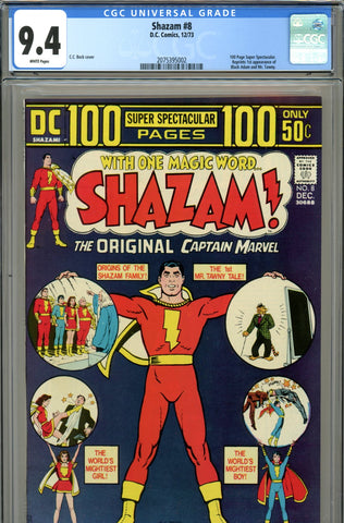 Shazam #08 CGC graded 9.6 first Black Adam (reprint) - SOLD!