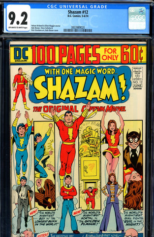 Shazam #12 CGC graded 9.2 - Oksner cover and art