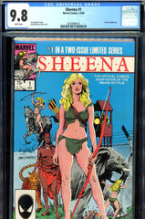 Sheena #01 CGC graded 9.8 - HIGHEST GRADED  movie adaptation