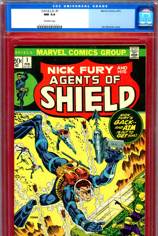 S.H.I.E.L.D. #1 CGC graded 9.4 - Steranko cover