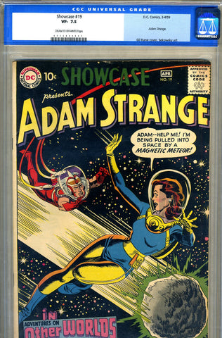 Showcase #19   CGC graded 7.5 - Adam Strange - SOLD