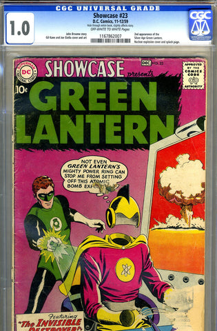 Showcase #23   CGC graded 1.0 - second Green Lantern SOLD!