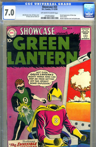 Showcase #23   CGC graded 7.0 - Green Lantern - SOLD!