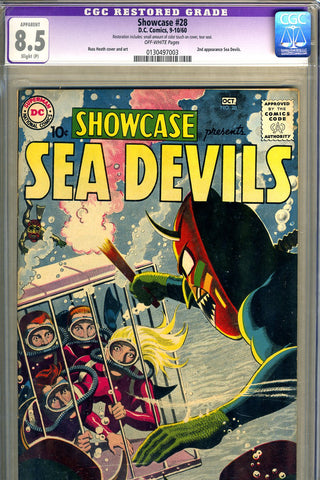 Showcase #28   CGC graded 8.5 - second ever Sea Devils - SOLD!