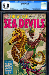 Showcase #29 CGC graded 5.0 - third app of Sea Devils