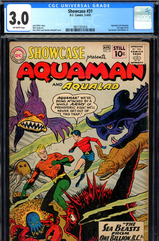Showcase #31 CGC graded 3.0 - pre-dates Aquaman #1 - SOLD!