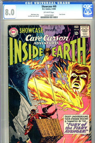 Showcase #49 CGC graded 8.0 - Cave Carson