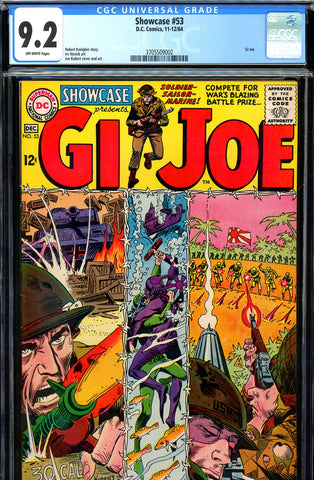 Showcase #53 CGC graded 9.2 - GI Joe cover and story - SOLD!