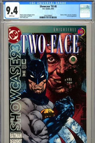 Showcase '93 #8 CGC graded 9.4 - part 14 of Knightfall storyline