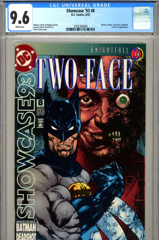 Showcase '93 #8 CGC graded 9.6 - part 14 of Knightfall storyline