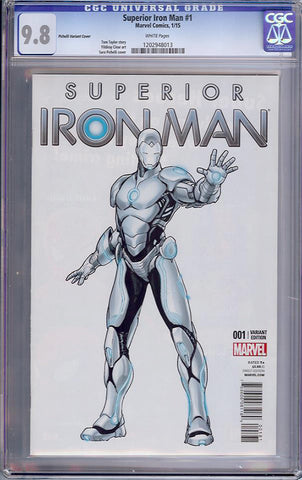 Superior Iron Man #1  CGC graded 9.8 - Pichelli Variant - HG - SOLD!