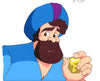 Original production cel -"Sinbad"- by Golden Films 066