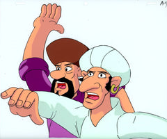 Original production cel -"Sinbad"- by Golden Films 111