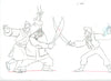 Original production cel -"Sinbad"- by Golden Films 341 LARGE