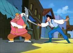 Original production cel -"Sinbad"- by Golden Films 344 LARGE