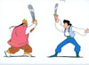 Original production cel -"Sinbad"- by Golden Films 348 LARGE
